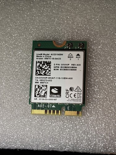Intel wireless card ax201ngw - intel,