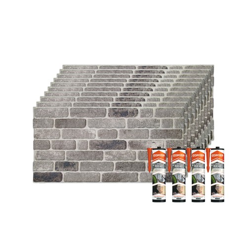 Izodekor wall panels brick - izodekor, 3d