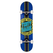 Tony Hawk SS 180+ Factory Complete Skateboard Badge Logo Blue/Yellow 7.5" Wide