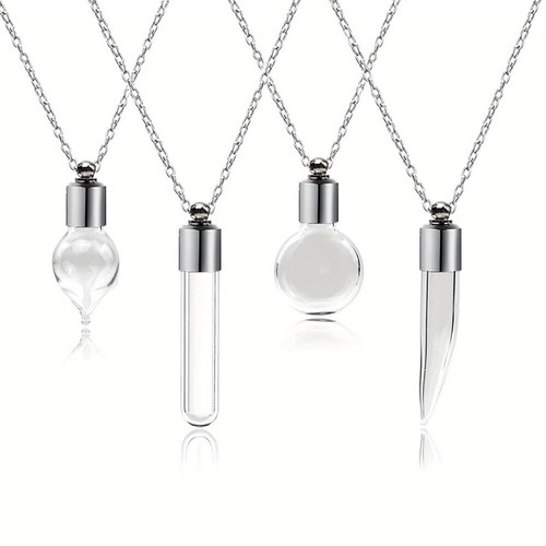 With chain glass - chain,