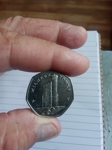 Isle man 50p coins - isle,