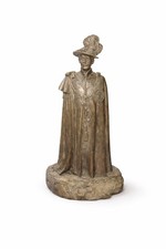 Signed cast bronze gentleman