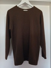 Chocolate Brown Cashmere Jumper Size M (12-14)
