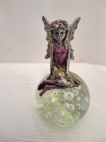Lovely vintage pewter fairy - vintage,