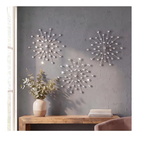 Pack silver metal - 3, wall