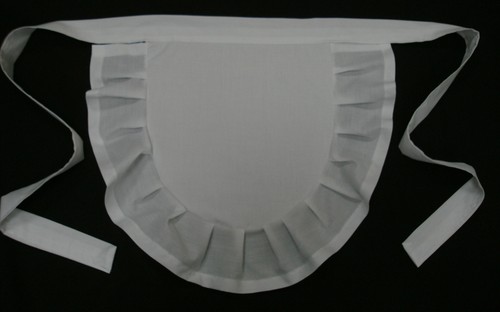 Ladies white half waist - ladies,