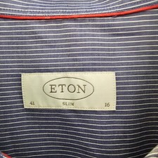 Eton Shirt Blue Stripe