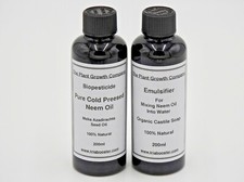 Neem oil 200ml and emulsifier - 200ml,