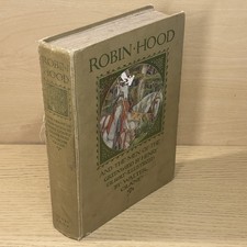 Henry Gilbert ROBIN HOOD & THE MEN OF GREENWOOD hb 1912 Walter Crane 16 plates