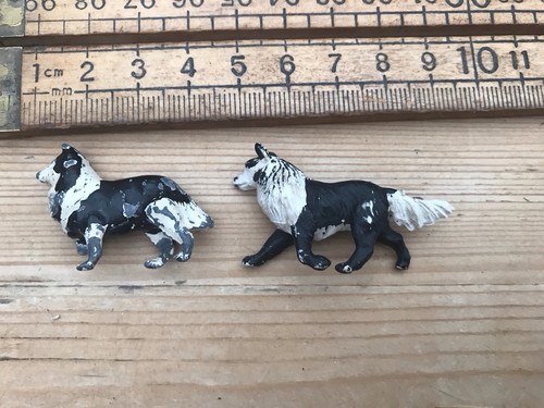 Vintage lead sheep dog - sheep,dog, &