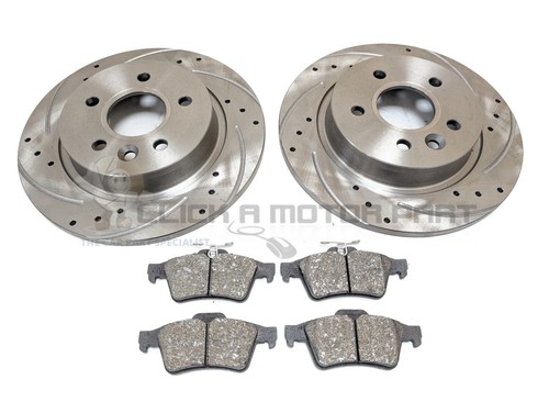 Rear drilled grooved brake - rear,