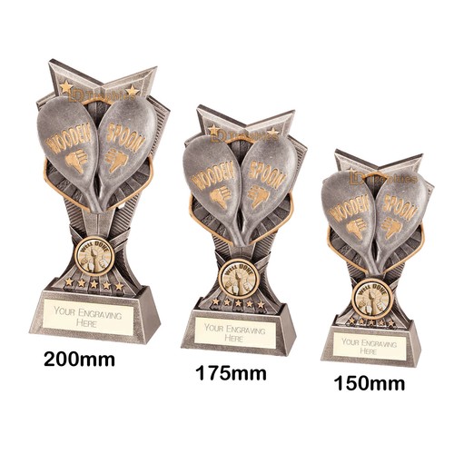 Wooden spoon trophy - spoon, trophy,