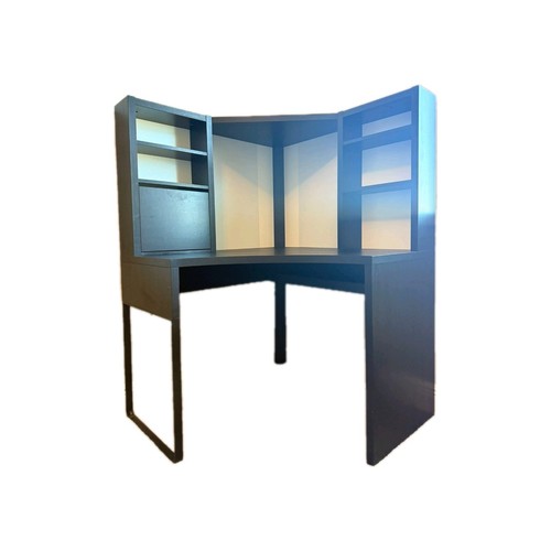 Ikea black micke corner desk - ikea,