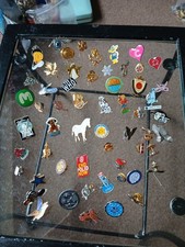 Mixed Pin Badges With Back Nice Lot In Vgc Complete Many Varieties