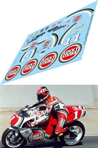 Decals for suzuki rgv500 - 1/12,
