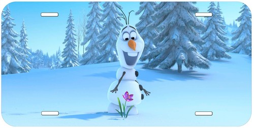 Olaf novelty car auto license - novelty,