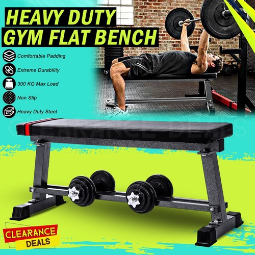 Flat weight bench chest - weight, biceps