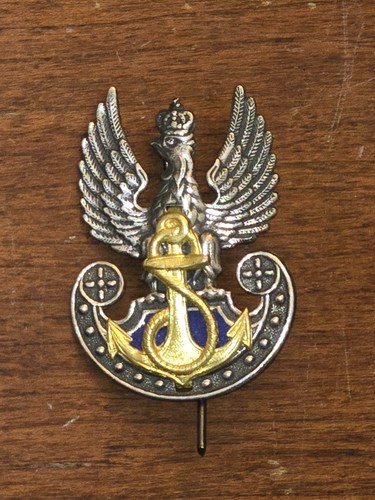 Polish navy metal - navy, badge