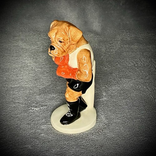Beswick boxing bulldog - boxing,