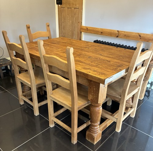Monks bench and - monks, table
