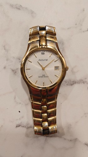 Accurist su05 white analog - accurist,