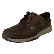 Mens Clarks Wide Fit Leather