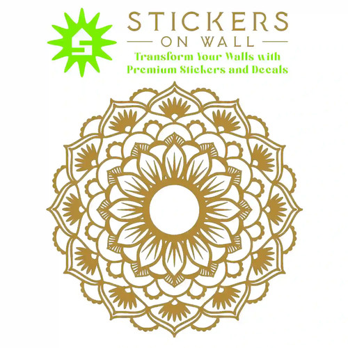 Large mandala wall sticker - mandala,