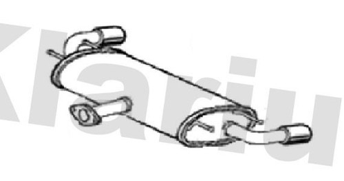 Klarius ma515p muffler exhaust - ma515p,