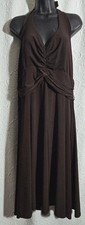 Vintage Alyn Page Womens Brown  Halter Marilyn Monroe Style Dress Size 18