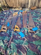 Vintage Wood Saws Job Lot 2 x