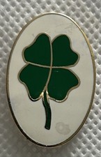 Vintage Shamrock Enamel Pin