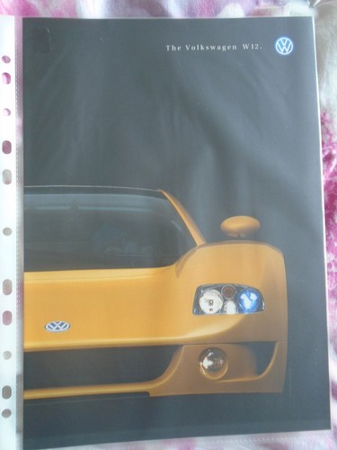 Volkswagen w12 brochure 1998 - w12,