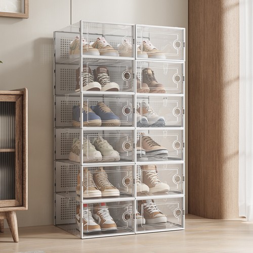 12x folding shoe box - shoe, storage