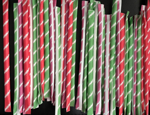Sherbert paper straws - x,