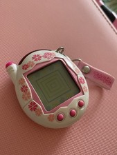 Tamagotchi Keitai Pink Flower White V4 Japanese Language Bandai