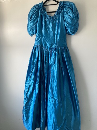 Vintage 1980s blue bridesmaid - 1980s,