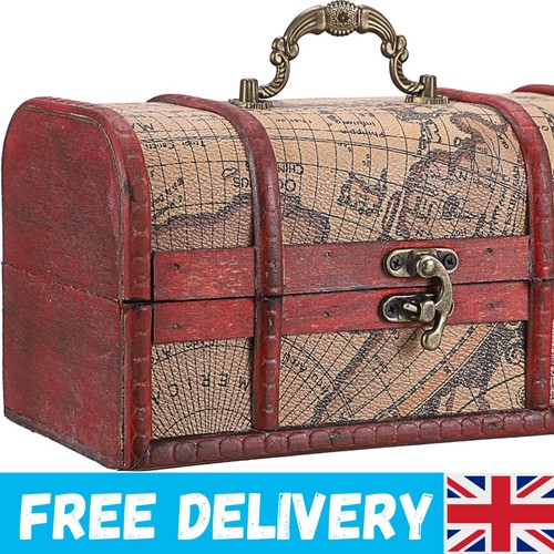 Wooden pirate treasure chest - pirate,