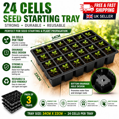 Cell seed trays with - cell, holes