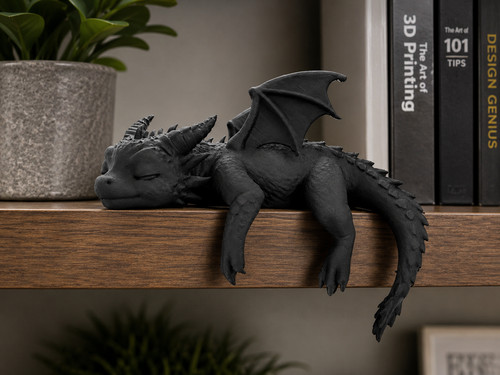 Sleeping baby dragon shelf - sleeping,