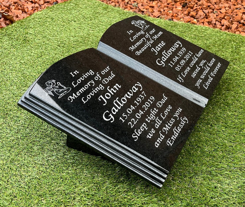 Memorial stone for graves - for,