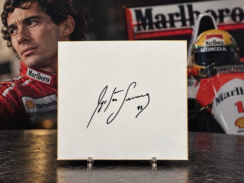 Ayrton senna signed - ayrton,