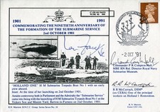 WW2 Royal Navy submarine Victoria Cross recipient Fraser VC signed cover