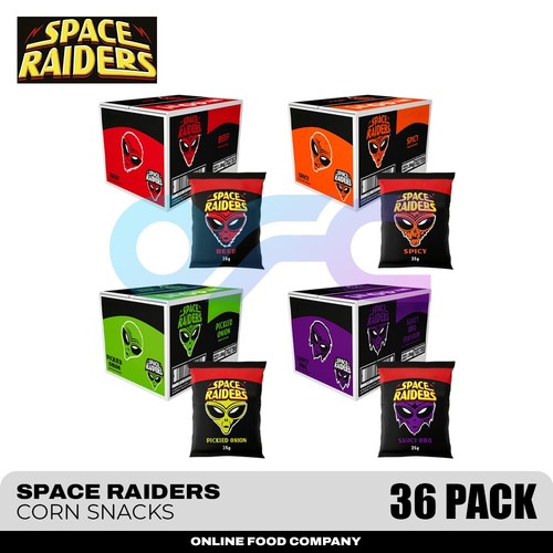 Space raiders corn snacks 25g - raiders,