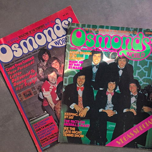 Osmonds world magazines - osmonds,
