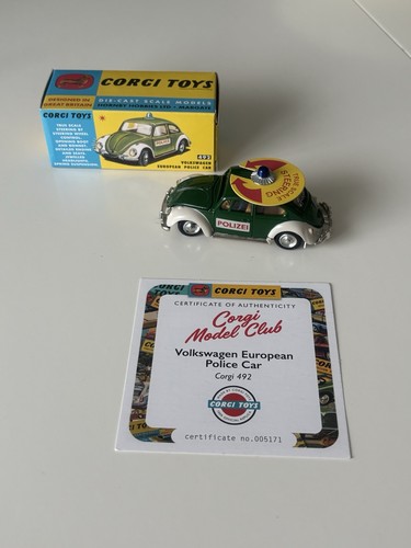 Corgi 492 volkswagen beetle - 492,