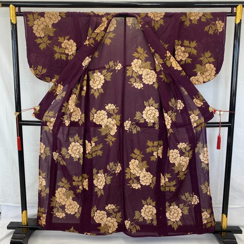Japanese vintage kimono yukata - japanese,