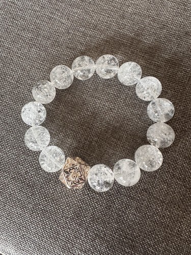 Azeztulite beaded bracelet - beaded,