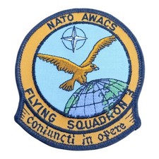 NATO AWACS Flying Squadron 3 Air Force Military Cloth Badge / Patch