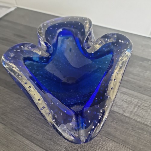 Vintage large murano blue - vintage,