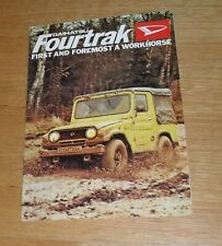 Daihatsu Fourtrak Brochure 1982-1983 - F20 F50 JK V